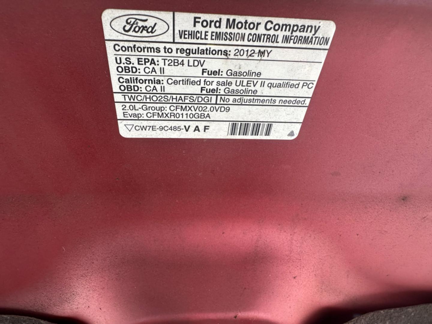 2012 RED /BLACK Ford Focus SE Sedan (1FAHP3F29CL) with an 2.0L L4 DOHC 16V engine, AUTOMATIC transmission, located at 30 S. Berkeley Avenue, Pasadena, CA, 91107, (626) 248-7567, 34.145447, -118.109398 - New Tires! Nice Interior! drives and looks good! Bad credit? We can help! We are the bank. All our cars are thoroughly inspected and reconditioned by our technicians. FREE CARFAX report. Stop by or call to speak with our friendly staff. Whether you have bad credit, no credit, bankruptcy, or reposse - Photo#20